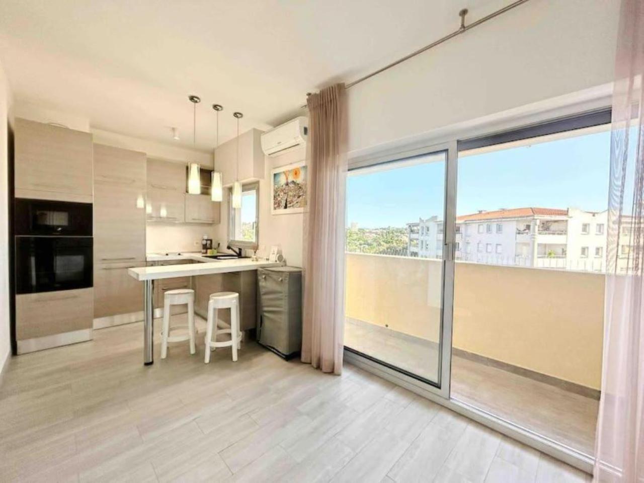 Il Gioiello : Apt 2 Pers, Clim, Piscine, Parking 앙티브 외부 사진
