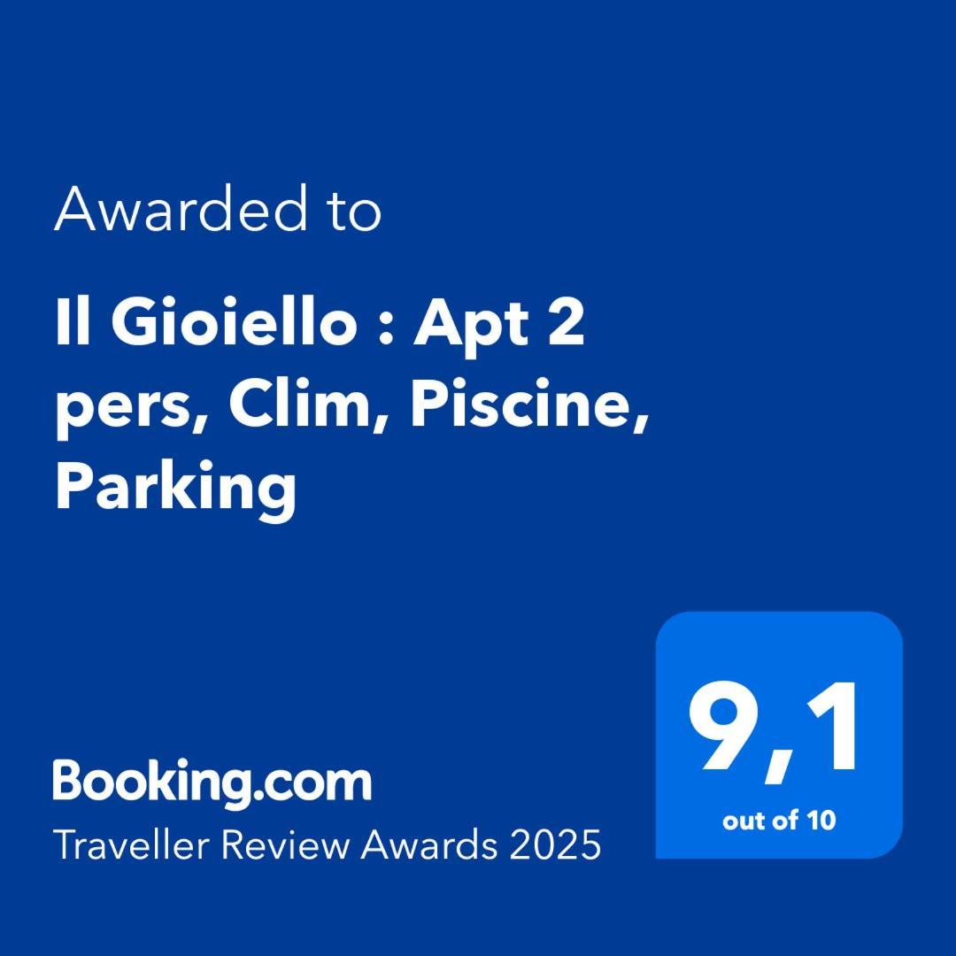 Il Gioiello : Apt 2 Pers, Clim, Piscine, Parking 앙티브 외부 사진